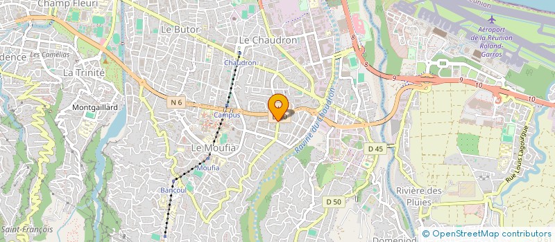 localisation de l'entreprise DISTRIBUTION ELECTRIQUE DES MASCAREIGNES à SAINT-DENIS
