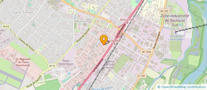 localisation de l'entreprise DISTRIBUTION ELECTRIQUE DUPIN à TOULOUSE
