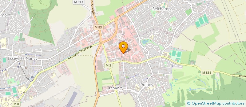 localisation de l'entreprise DISTRIBUTION ELECTROTECHNIQUE LORRAINE à PULNOY