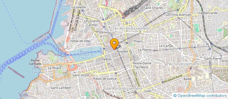 localisation de l'entreprise DISTRIBUTION ET DIFFUSION PROVENCALE à MARSEILLE