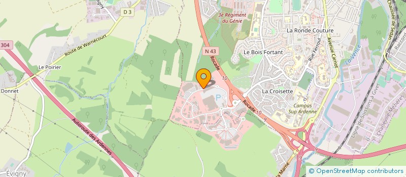 localisation de l'entreprise DISTRIBUTION ET SERVICES AUTOMOBILES  CHARLEVILLE-MEZIERES