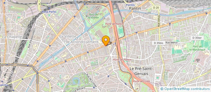 localisation de l'entreprise DISTRIBUTION EUROP DE MATERIEL ELECTRIQ  PARIS