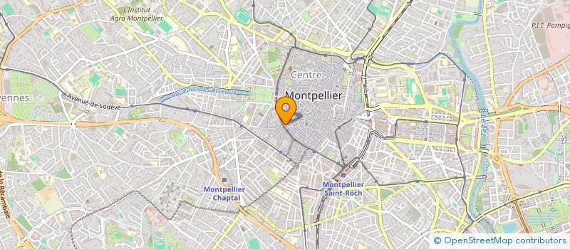 localisation de l'entreprise DISTRIBUTION EUROPEENNE à MONTPELLIER