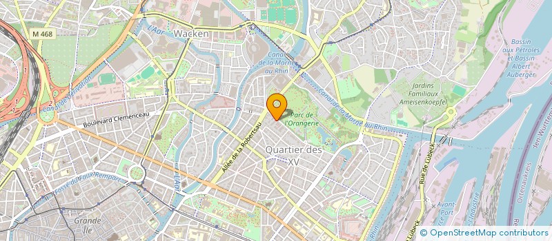 localisation de l'entreprise DISTRIBUTION EUROPEENNE DE MEUBLES à STRASBOURG