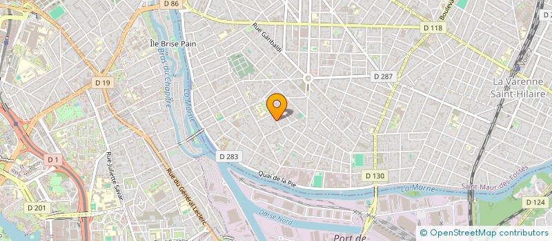 localisation de l'entreprise DISTRIBUTION EUROPEENNE DE PROTECTION CONTRE L'INCENDIE à SAINT-MAUR-DES-FOSSES