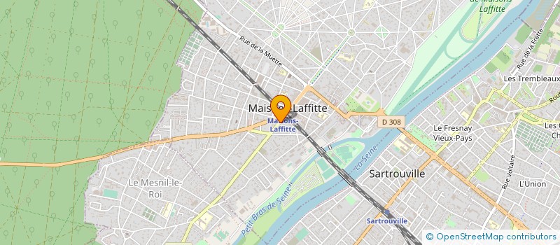 localisation de l'entreprise DISTRIBUTION EXPLOITATION COMMERCIALE à MAISONS-LAFFITTE
