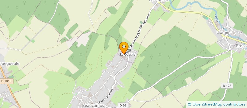 localisation de l'entreprise DISTRIBUTION EXPLOITATION PIECES AUTO à LE QUESNE