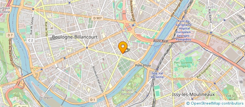 localisation de l'entreprise DISTRIBUTION FLOCATEX à BOULOGNE-BILLANCOURT