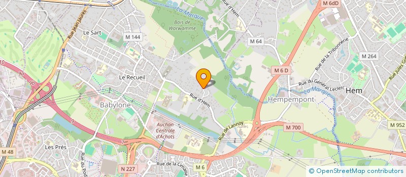 localisation de l'entreprise DISTRIBUTION-FRANCHISE-DEVELOPPEMENT à VILLENEUVE-D'ASCQ