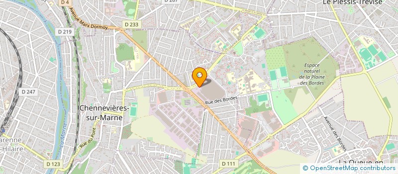 localisation de l'entreprise DISTRIBUTION FRANPRIX à CHENNEVIERES-SUR-MARNE