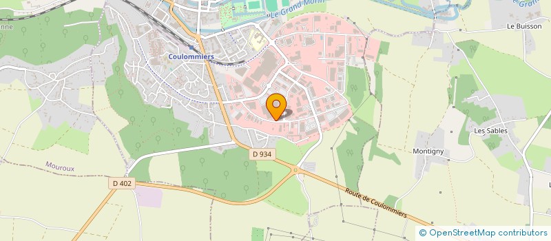 localisation de l'entreprise DISTRIBUTION FRISSON à COULOMMIERS