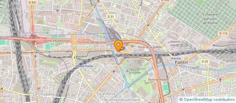 localisation de l'entreprise DISTRIBUTION GENERALE AUTOMOBILE à PARIS