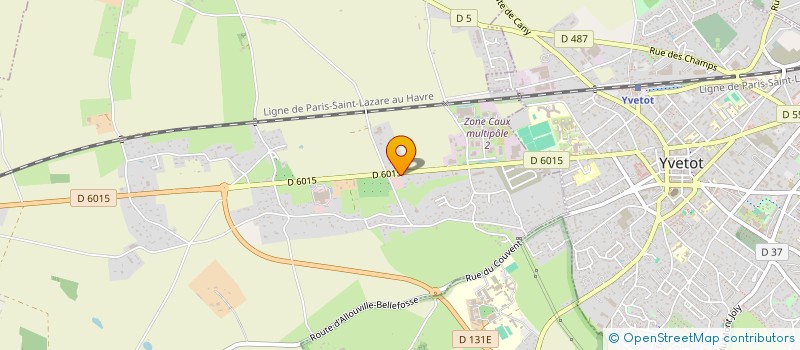 localisation de l'entreprise DISTRIBUTION HAUT NORMANDE à CROIX-MARE