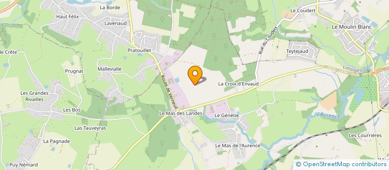 localisation de l'entreprise DISTRIBUTION HAUTE-VIENNE  ISLE