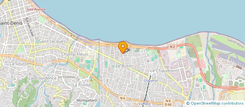 localisation de l'entreprise DISTRIBUTION IMHAD ET CALIEL à SAINT-DENIS