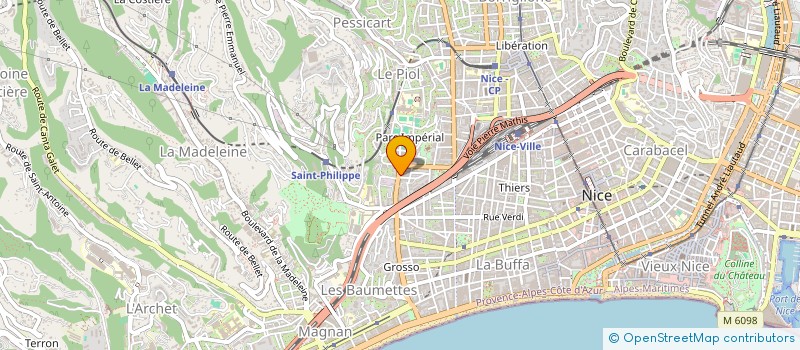 localisation de l'entreprise DISTRIBUTION IMPERIAL à NICE