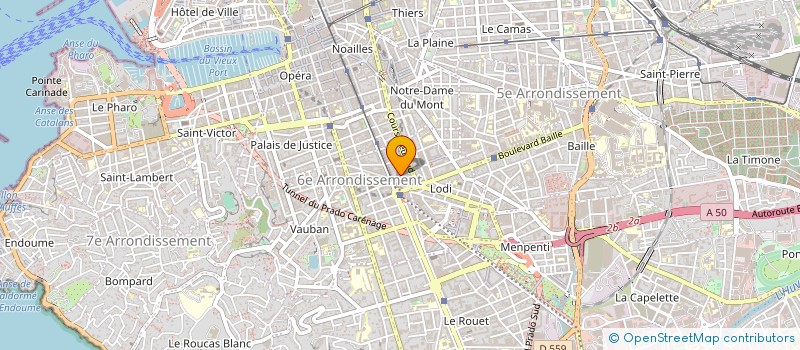 localisation de l'entreprise DISTRIBUTION IMPORTATION VENTE ACHAT à MARSEILLE