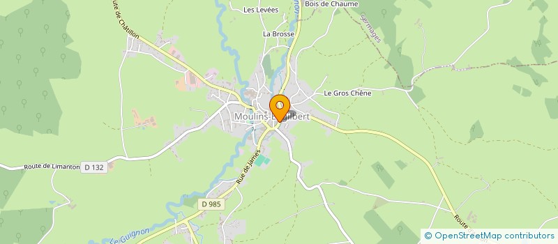 localisation de l'entreprise DISTRIBUTION INDUSTRIE à MOULINS-ENGILBERT
