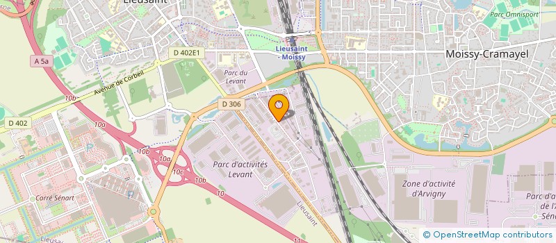 localisation de l'entreprise DISTRIBUTION INDUSTRIELLE ET THERMIQUE à MOISSY-CRAMAYEL