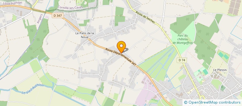 localisation de l'entreprise DISTRIBUTION INFORMATIQUE DEVELOPPEMENT 49  MAZE-MILON