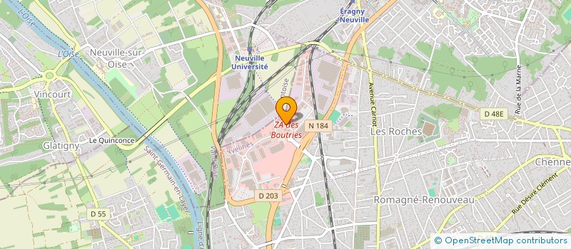 localisation de l'entreprise DISTRIBUTION INFORMATIQUE INTERNATIONALE  CONFLANS-SAINTE-HONORINE