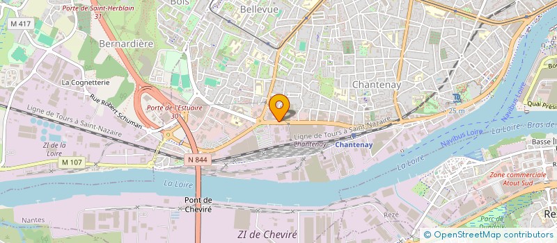localisation de l'entreprise DISTRIBUTION INFORMATIQUE MAINTENANCE ET SERVICES à NANTES
