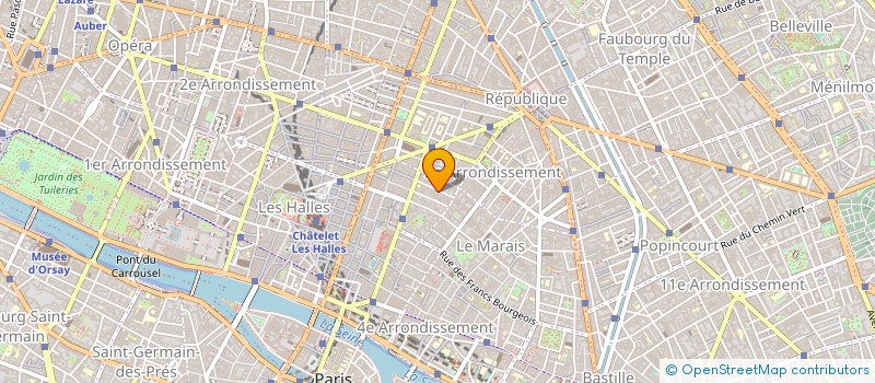localisation de l'entreprise DISTRIBUTION INTERNATIONALE à PARIS