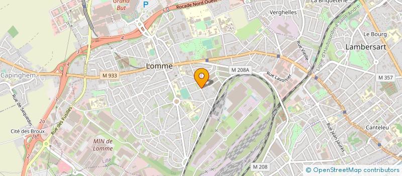localisation de l'entreprise DISTRIBUTION LA LUNA VIANDES  LILLE