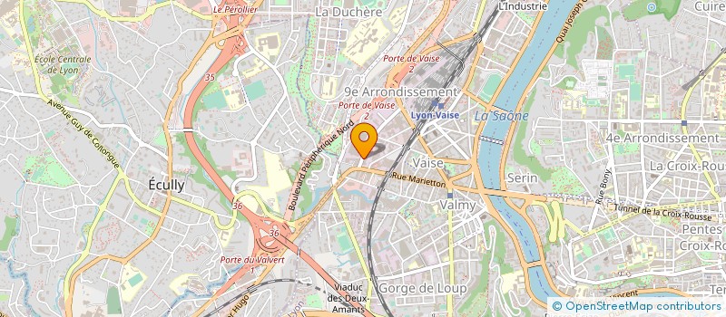 localisation de l'entreprise DISTRIBUTION LIGHT FRANCE  LYON