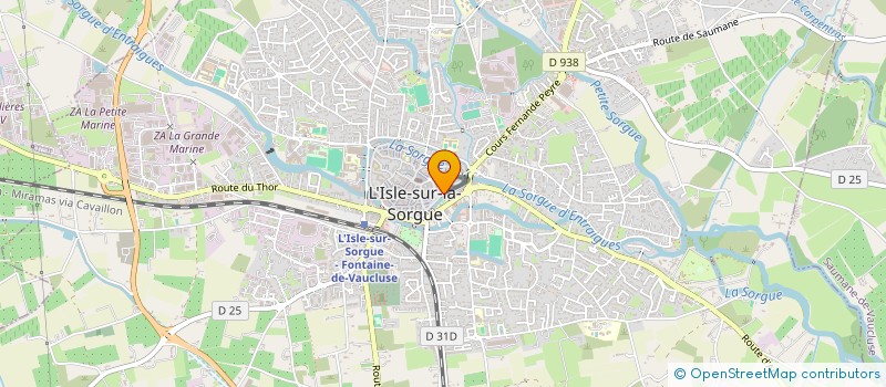 localisation de l'entreprise DISTRIBUTION LOCATION SERVICES à L'ISLE-SUR-LA-SORGUE