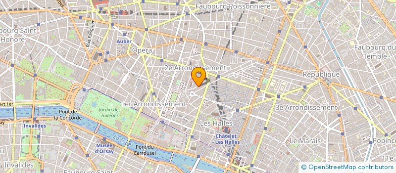 localisation de l'entreprise DISTRIBUTION MARKETING TEXTILE à PARIS