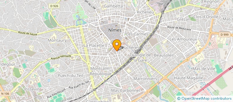 localisation de l'entreprise DISTRIBUTION MATERIAUX CONSTRUCTION à NIMES