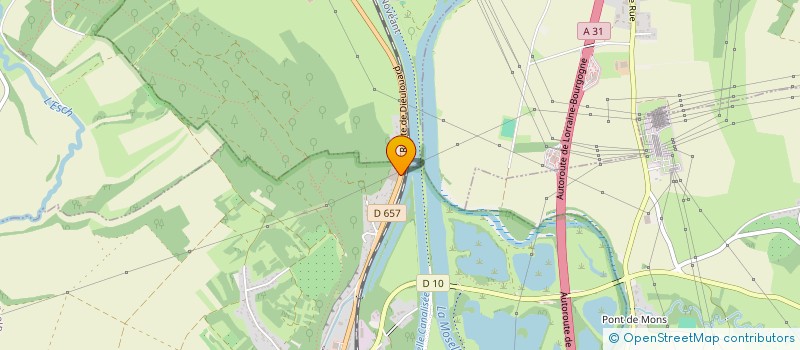 localisation de l'entreprise DISTRIBUTION MATHIOT  DIEULOUARD