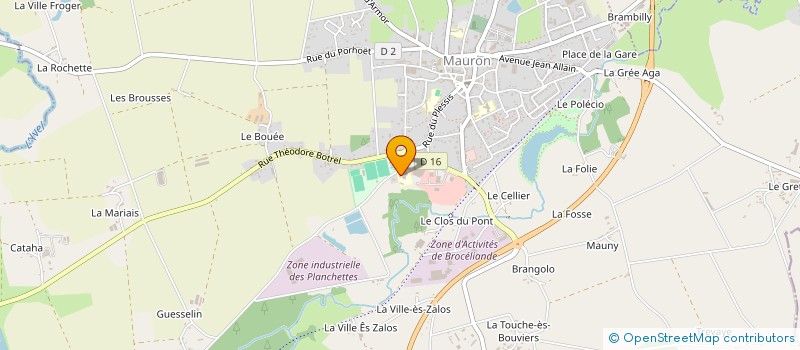 localisation de l'entreprise DISTRIBUTION MAURONNAISE à MAURON