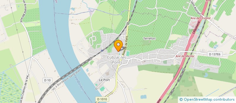 localisation de l'entreprise DISTRIBUTION MEDICALE HYGIENE  CUBZAC-LES-PONTS