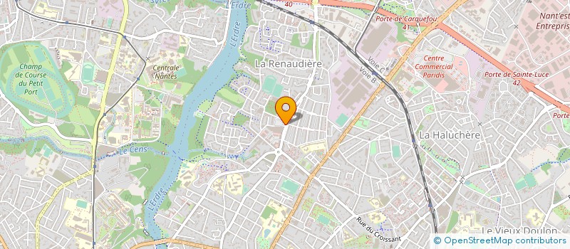 localisation de l'entreprise DISTRIBUTION NANTAISE D'ALIMENTATION à NANTES