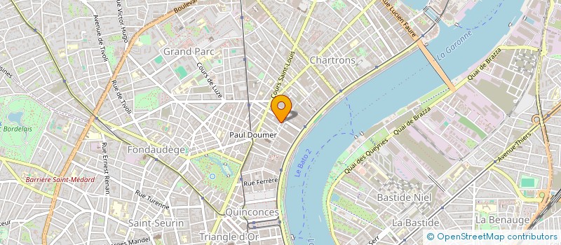 localisation de l'entreprise DISTRIBUTION PACKAGING EXPRESS  BORDEAUX