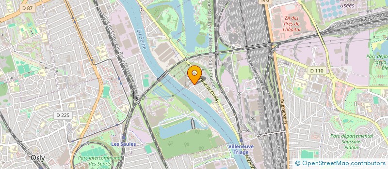 localisation de l'entreprise DISTRIBUTION PARADIS FBD  VILLENEUVE-SAINT-GEORGES