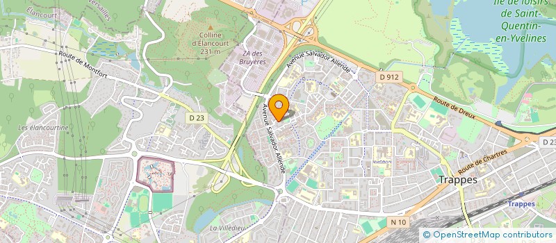 localisation de l'entreprise DISTRIBUTION PIECES AUTO à TRAPPES