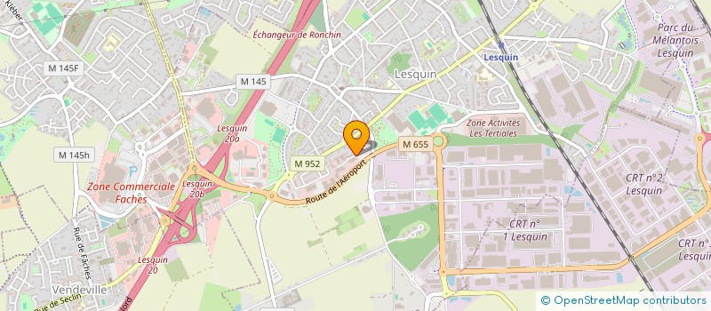 localisation de l'entreprise DISTRIBUTION POUR IMPRIMERIES ET PAPETERIES DU NORD DE LA FRANCE à LESQUIN