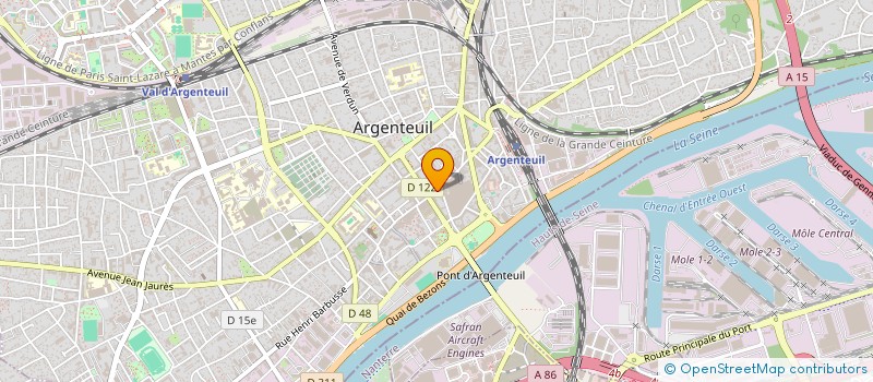 localisation de l'entreprise DISTRIBUTION PRODUITS ORIENTAUX à ARGENTEUIL