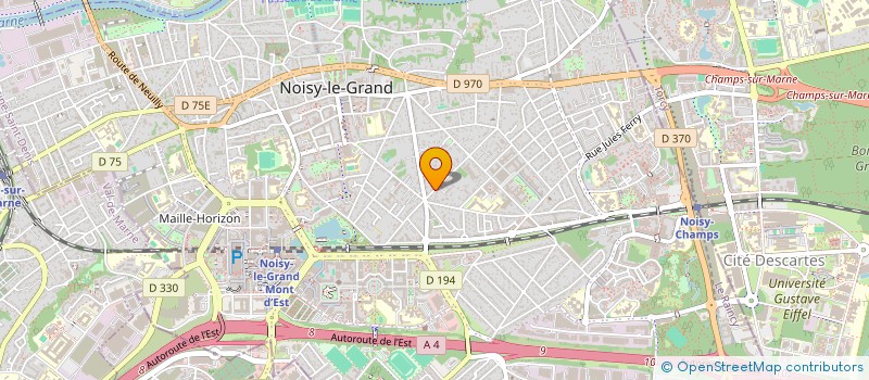 localisation de l'entreprise DISTRIBUTION PROSPECTUS PUBLICITAIRES à NOISY LE GRAND