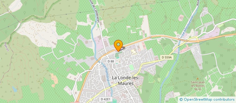 localisation de l'entreprise DISTRIBUTION PROTECTION SERVICES 83  LA LONDE-LES-MAURES