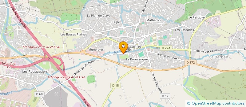 localisation de l'entreprise DISTRIBUTION PROVENCE INDUSTRIE à PELISSANNE