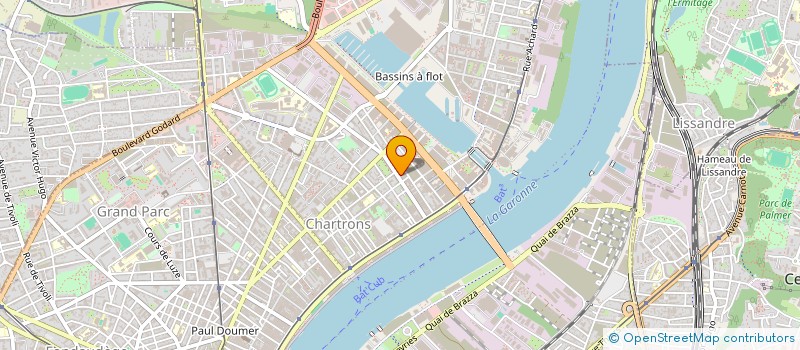 localisation de l'entreprise DISTRIBUTION REGIONALE D'ELECTROMENAGER à BORDEAUX