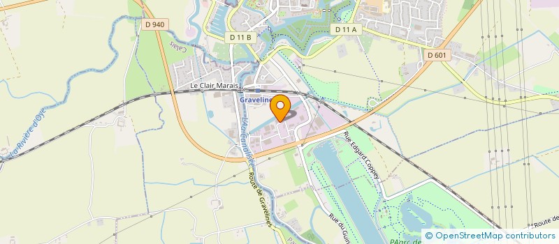 localisation de l'entreprise DISTRIBUTION REPRESENT INDUSTRIELLE à GRAVELINES