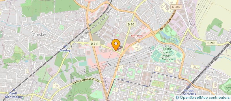 localisation de l'entreprise DISTRIBUTION SERVICE à SARCELLES