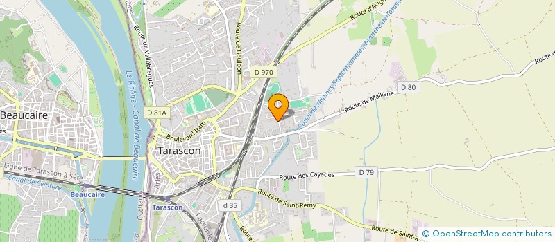 localisation de l'entreprise DISTRIBUTION SERVICE à TARASCON