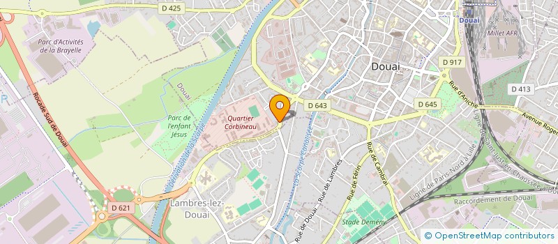 localisation de l'entreprise DISTRIBUTION SERVICES à DOUAI
