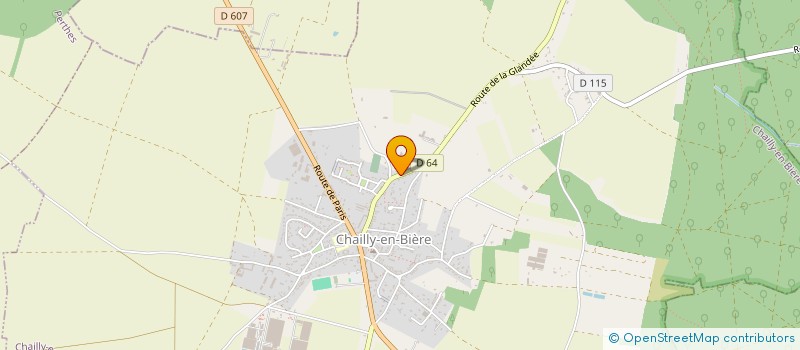 localisation de l'entreprise DISTRIBUTION SERVICES à CHAILLY-EN-BIERE
